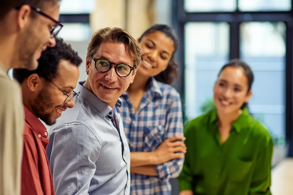 Gruppenarbeit Business Casual