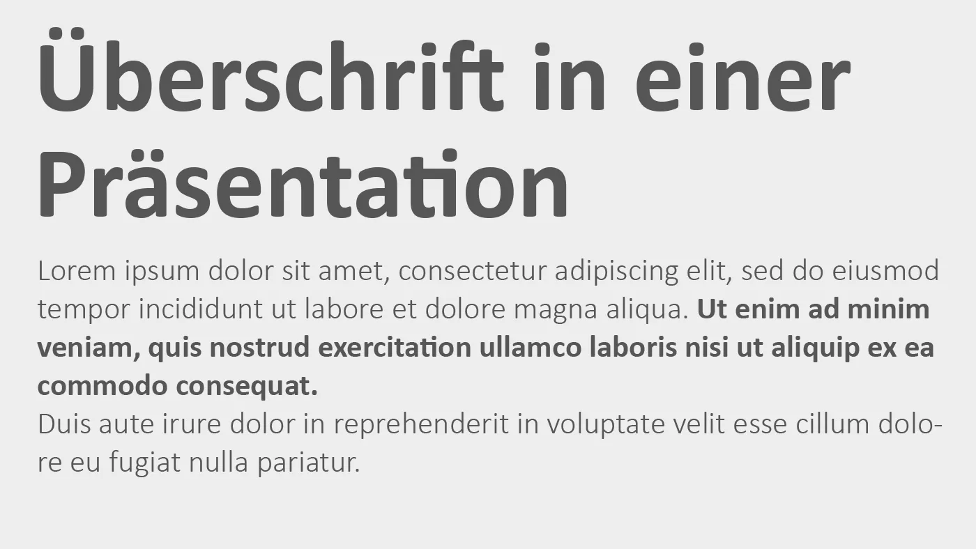 SWK Marke Schriftart Calibri Light & Bold
