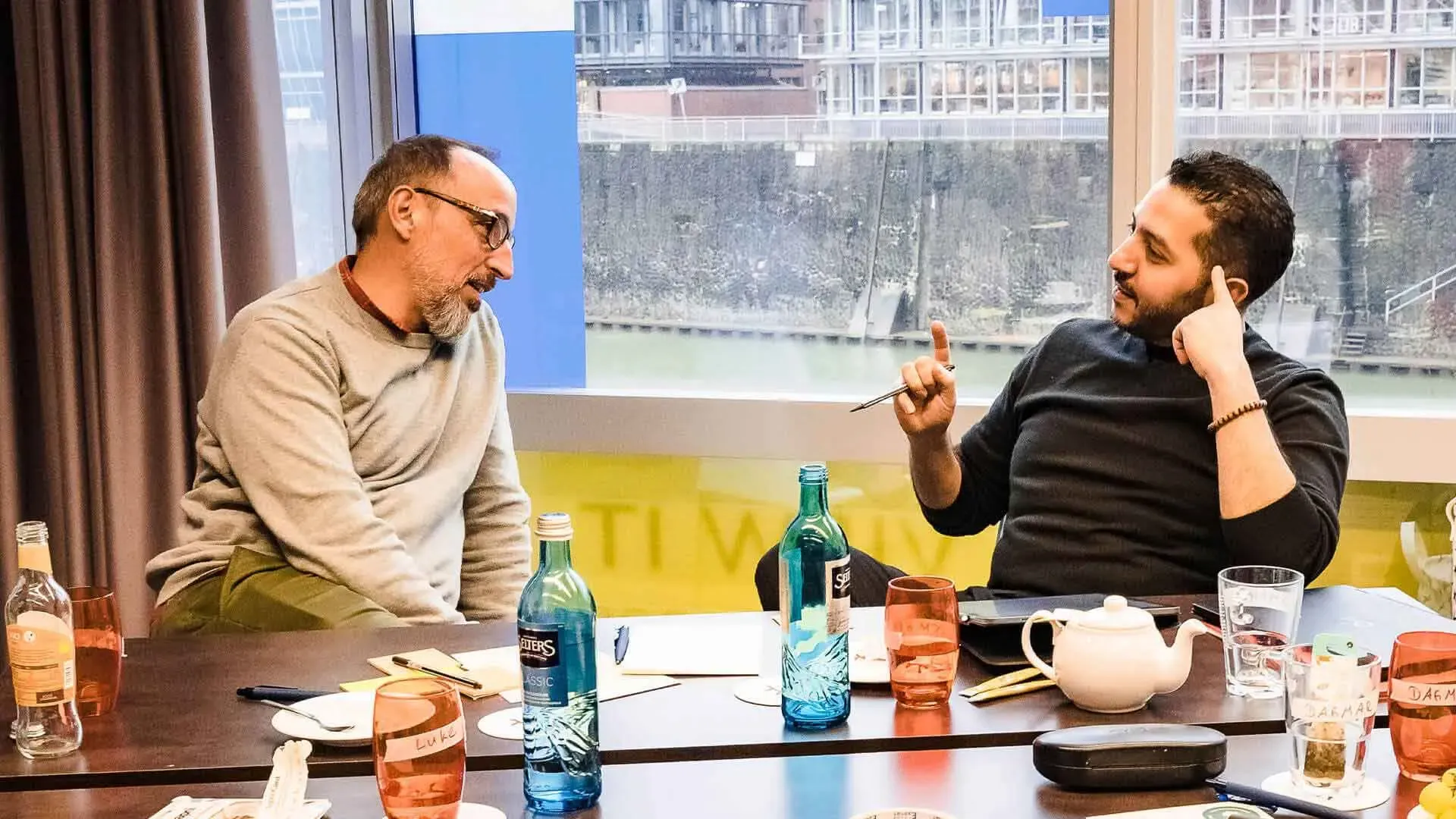 Smail Zarouali im Gespräch