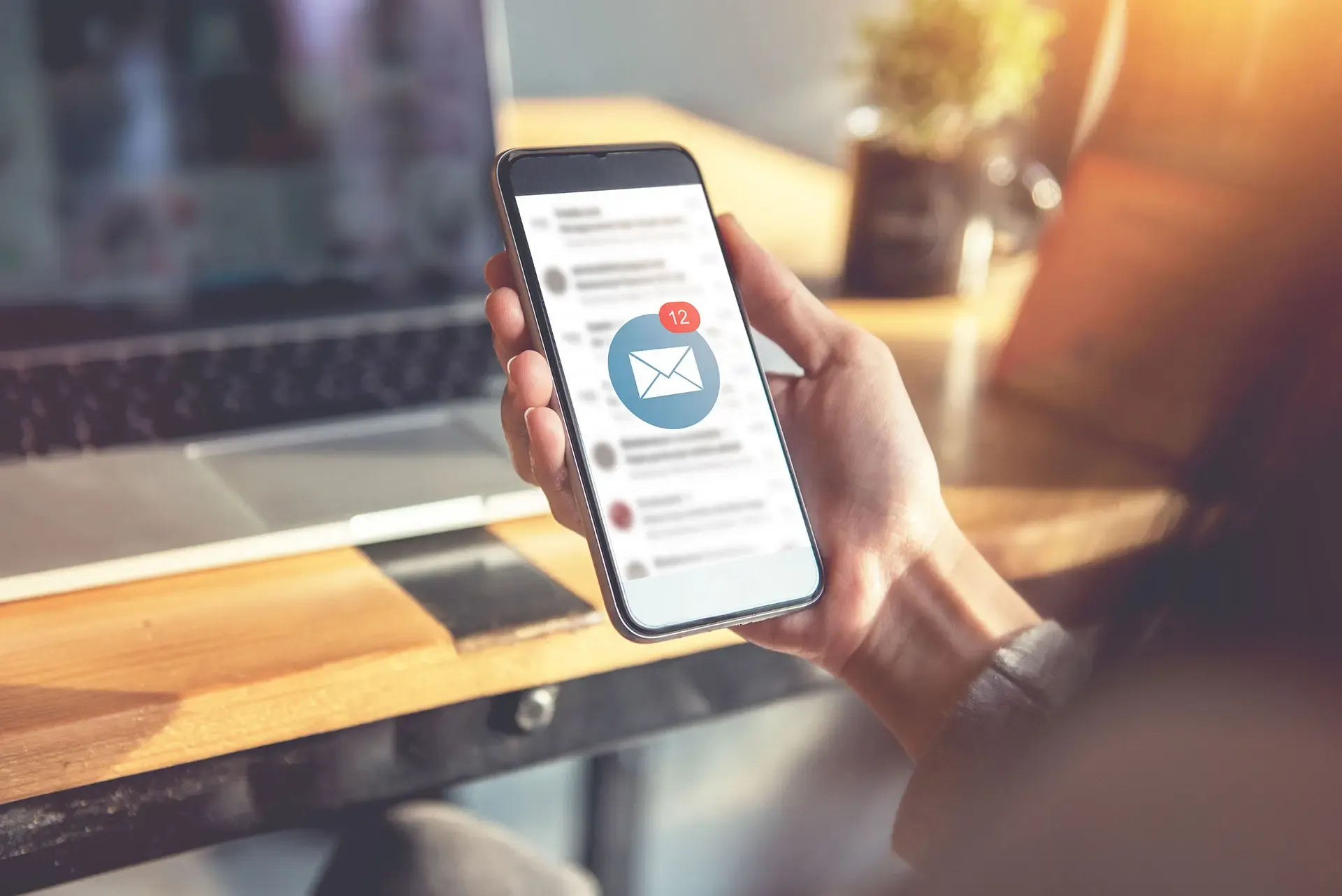 SWK E-Mail Programm auf dem Smartphone