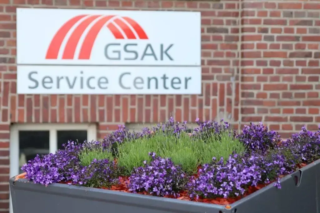 Blick auf das GSAK Service Center in Krefeld