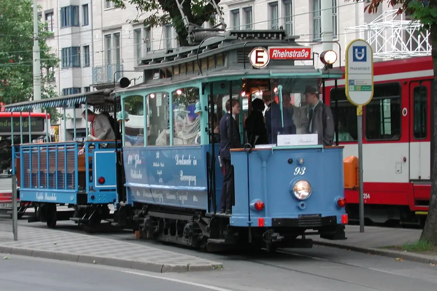 Straßenbahn Blauer Enzian in Krefeld